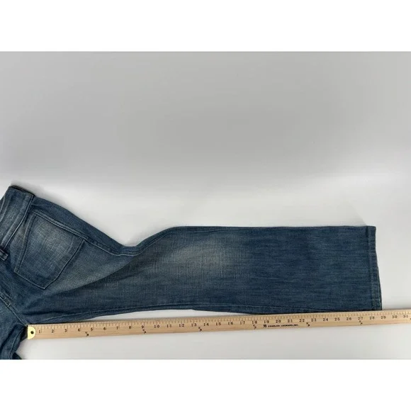 Vintage Diesel Hush Jeans Sz 25 (Meas 26) Made In Italy Bleached Y2K MSRP $475